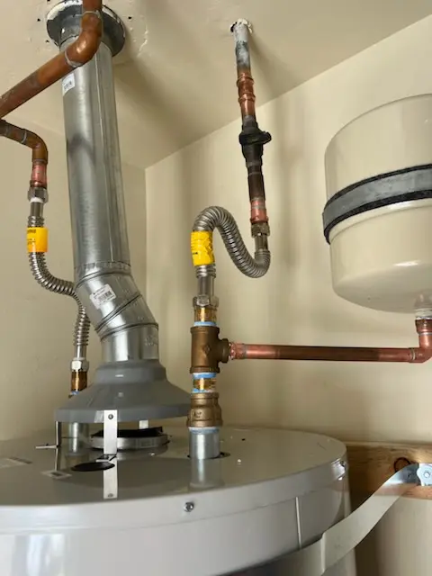 Water heater installation and plumbing repair in Jackson Mills