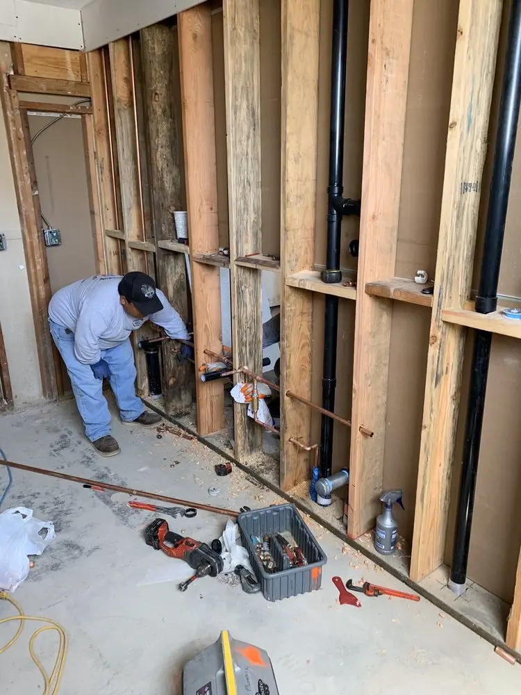 Commercial rough-in plumbing for Gas Line Repair in Jackson Mills